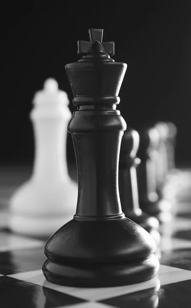 Conflitos conceito de xadrez — Fotografia de Stock