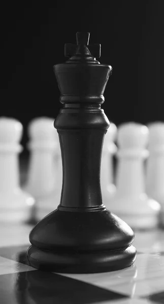 Koncept šachy konfliktů — Stock fotografie