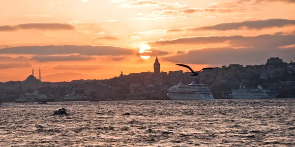 Puesta de sol en Estambul — Foto de Stock