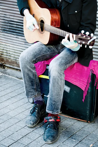 Musicisti di strada — Foto Stock