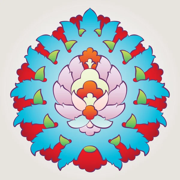 Οθωμανική floral μοτίβο — Διανυσματικό Αρχείο