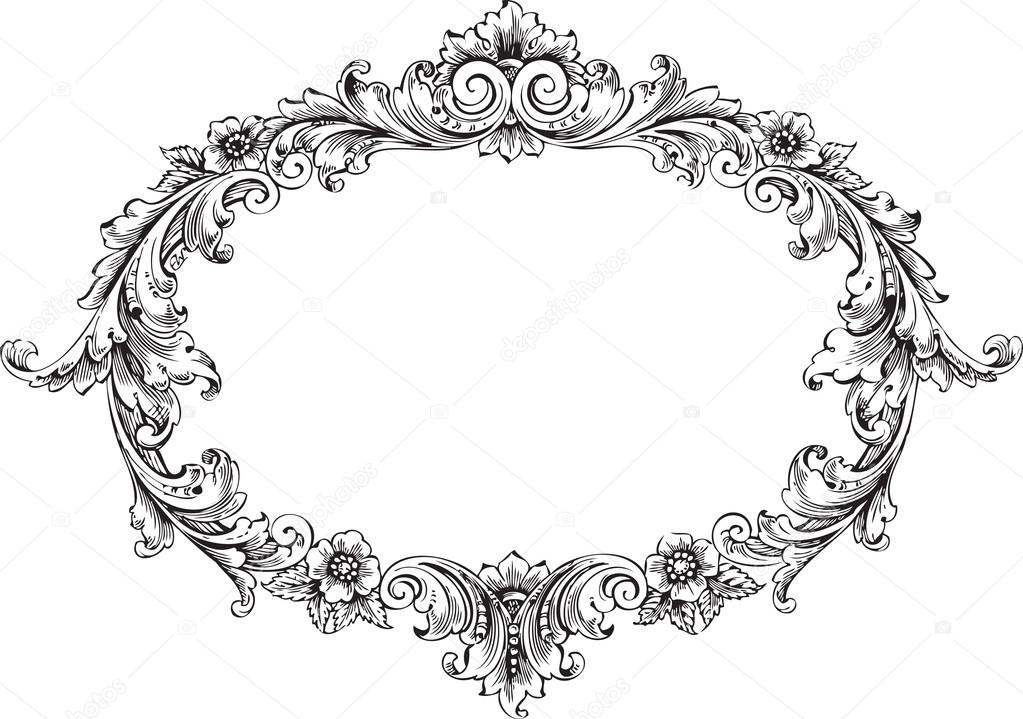 Victorian Frame Stock Vector Image By C Enginkorkmaz