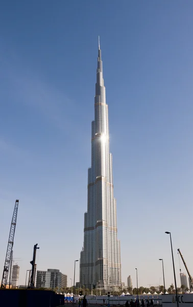 Burj khalifa, Dubaj - Spojené arabské emiráty — Stock fotografie