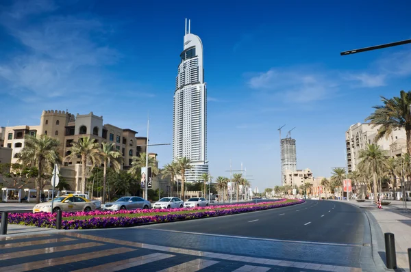 Адрес отеля, города Дубай - ОАЭ — стоковое фото