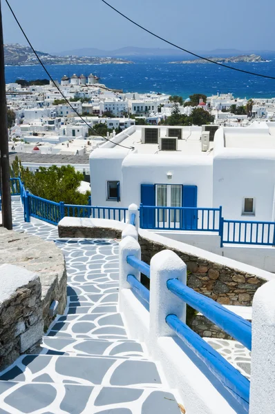 Mykonos, Cycladen, Griekenland — Stockfoto