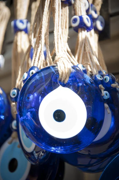 Turkish evil eye beads — Stock Photo, Image