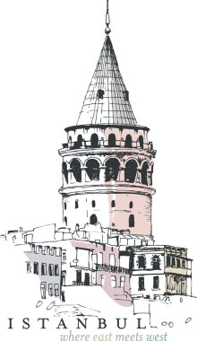 Galata Tower Drawing