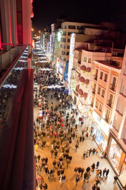 Istiklal Street, ıstanbul Turkey clipart