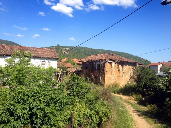 Burcun 木绵，土族村 — 图库照片