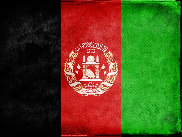 Афганский флаг — стоковое фото