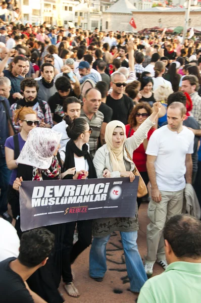 Gezi-Park-Proteste in Istanbul — Stockfoto