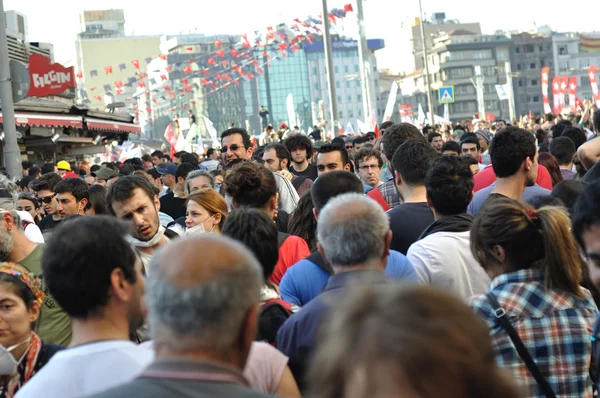 Gezi park protesten in istanbul — Stockfoto