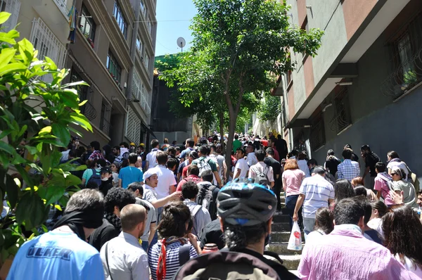 Gezi park protesten in istanbul — Stockfoto