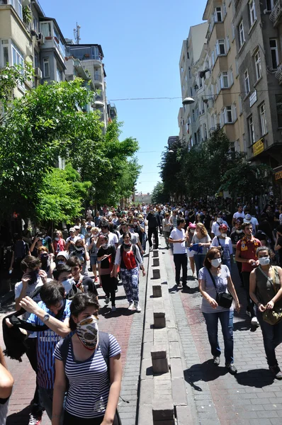 Διαμαρτυρίες πάρκο Gezi στην Κωνσταντινούπολη — Φωτογραφία Αρχείου