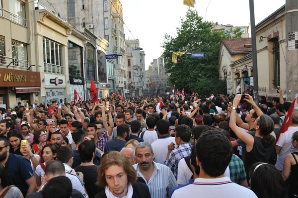 Protestos no Parque Gezi em Istambul — Fotografia de Stock