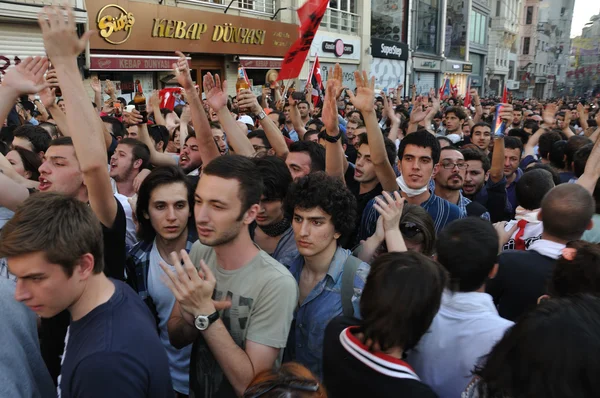 Gezi park protesten in istanbul — Stockfoto