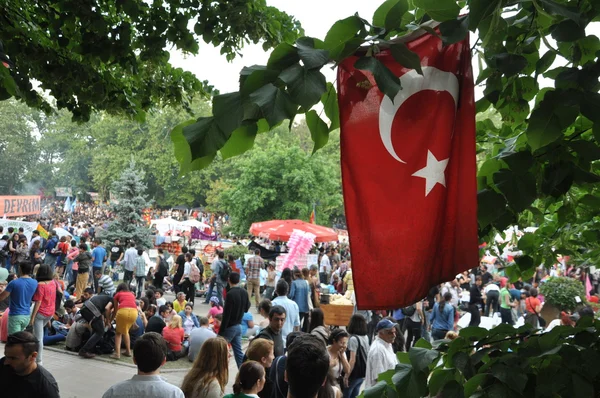इस्तांबुल में गेज़ी पार्क का विरोध — स्टॉक फ़ोटो, इमेज