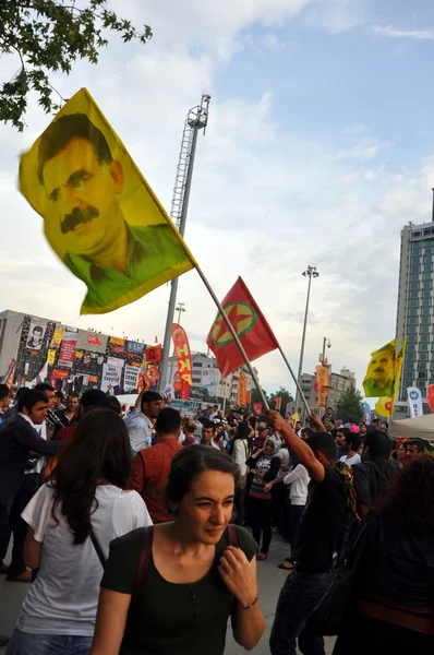 Gezi park protester i istanbul — Stockfoto