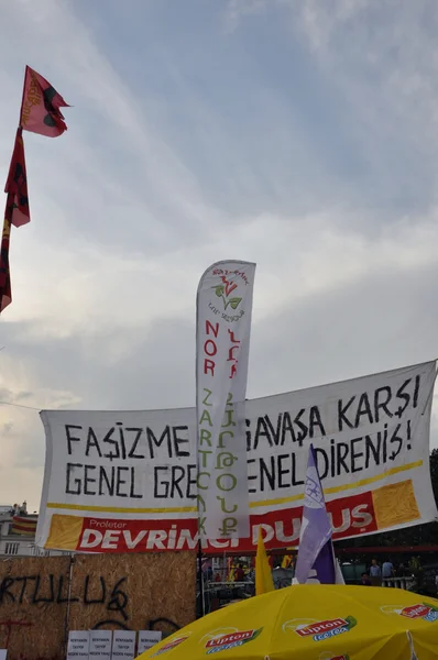이스탄불에서 Gezi 공원 시위 — 스톡 사진