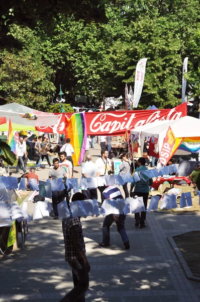 Gezi Park protesteja Istanbulissa — kuvapankkivalokuva