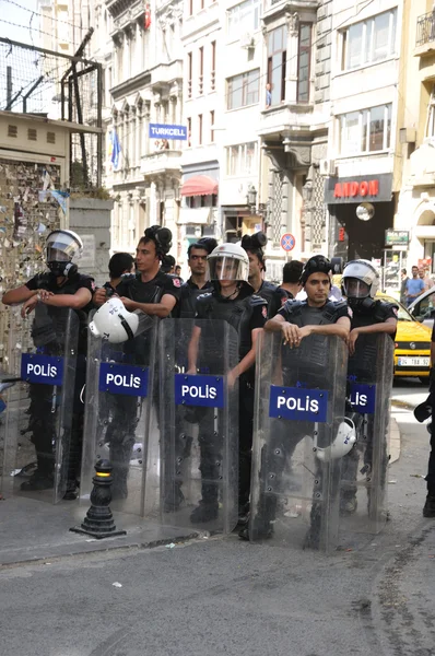 Stambuł gezi parku protestu, pierwszy dzień — Zdjęcie stockowe