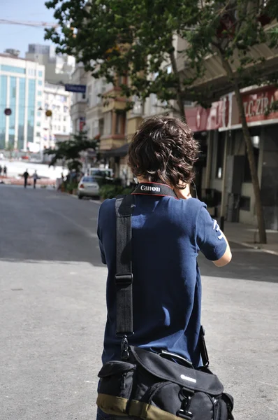 Protesto no Parque Gezi de Istambul, no primeiro dia — Fotografia de Stock