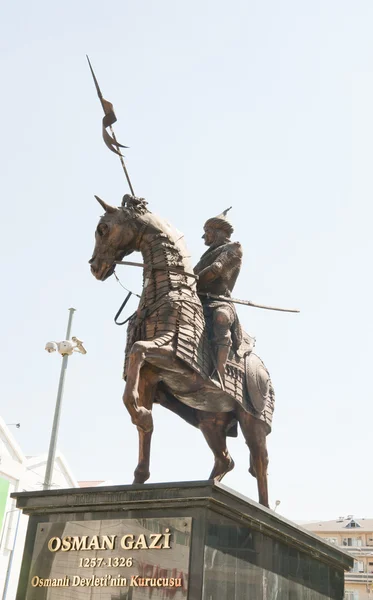 Estatua de Osman Gazi — Foto de Stock