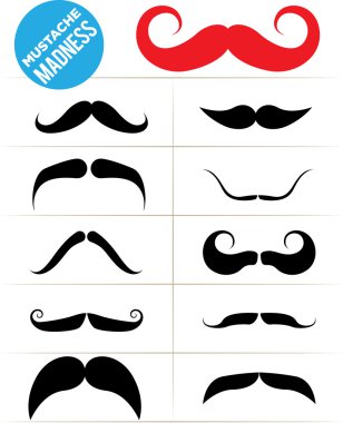 Mustache Madness vector