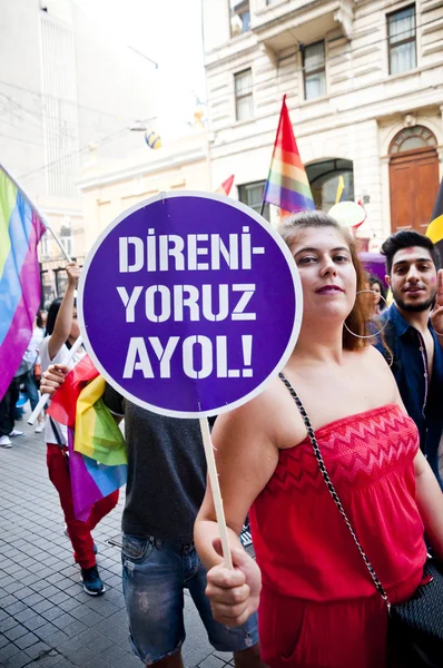 Istanbul stolthet 2013 — Stockfoto