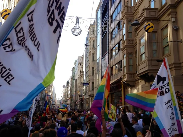 Стамбул ЛГБТ-парад — стокове фото