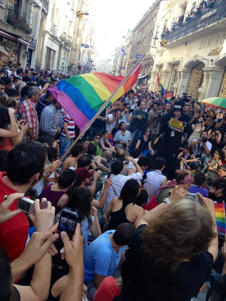 Istambul orgulho LGBT — Fotografia de Stock