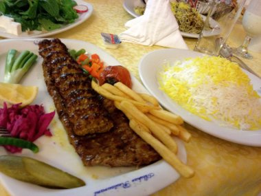 Iranian kebab clipart