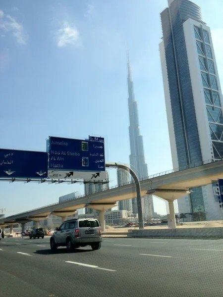 Sheikh Zayed Road — Zdjęcie stockowe