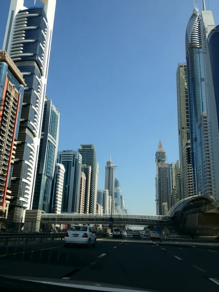 Sheikh Zayed Road — Zdjęcie stockowe