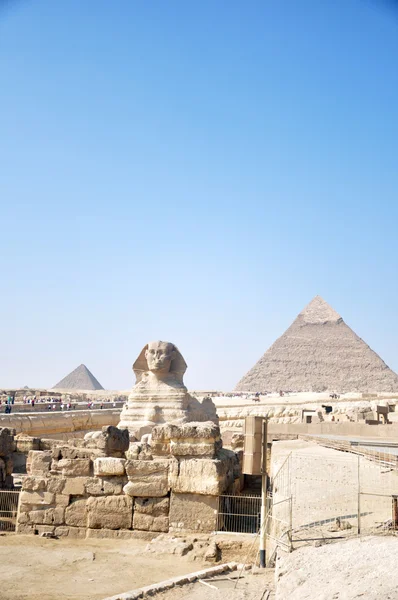 Pyramidy v Gíze, Káhiře - egypt — Stock fotografie