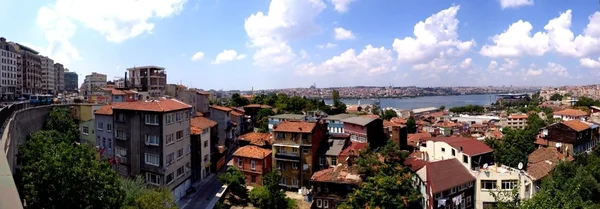 Panoramatický výhled na Istanbul — Stock fotografie