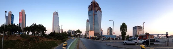 Panoramisch uitzicht van levent district — Stockfoto