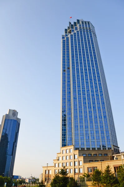Torres de negócios na área de Levent em Istambul — Fotografia de Stock