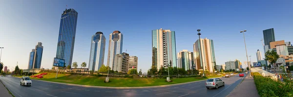 Business Towers in Levent area in Istanbul — Stock Photo, Image