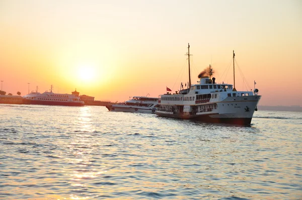 Istanbul zonsondergang — Stockfoto