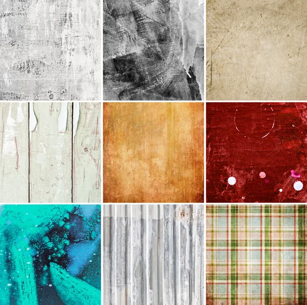 Grunge texture collection — Stock Photo, Image
