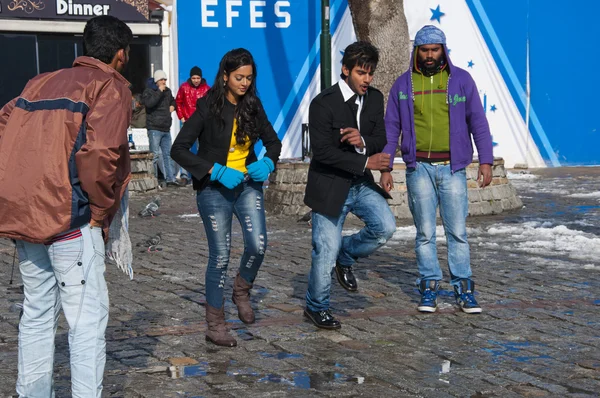 Tiroteio em Bollywood em Istambul — Fotografia de Stock