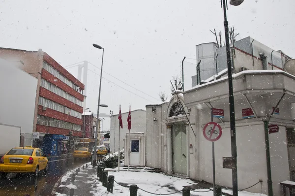 Стамбул зимой — стоковое фото