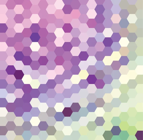 紫罗兰色的六边形斑图 — 图库矢量图片