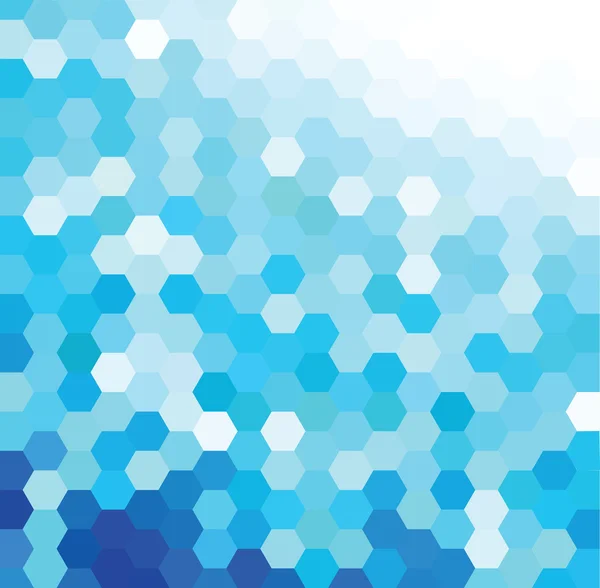 Modèle hexagonal bleu — Image vectorielle