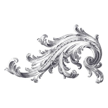 Acanthus Scroll clipart