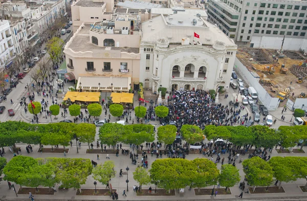 Tunisia Protests — Stock Photo, Image