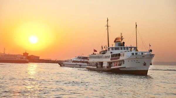 Sunset in Istanbul — Stock Photo, Image