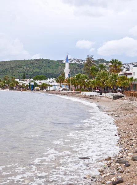 Winter in bitez beach — Stockfoto