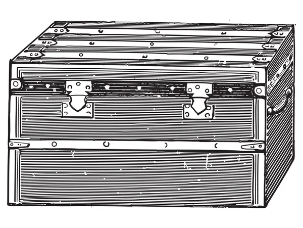 Gamla kistan — Stock vektor